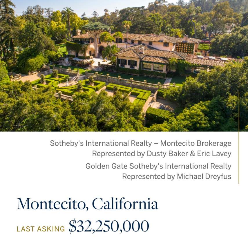 Montecito, CA: $32,250,000