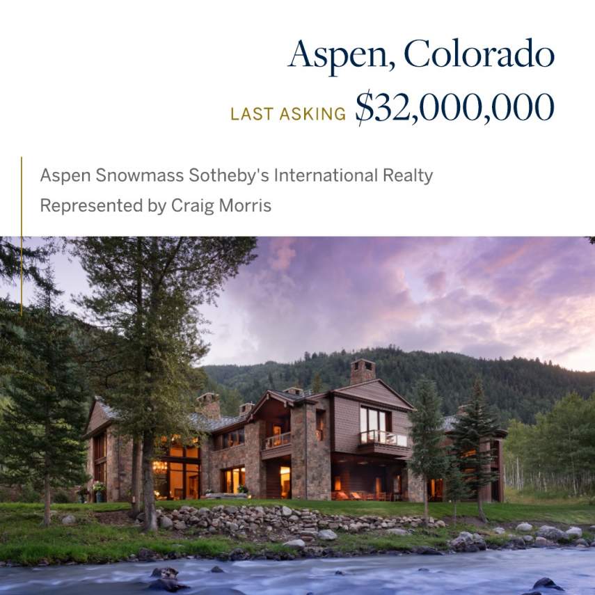 Aspen, CO: $32,000,000