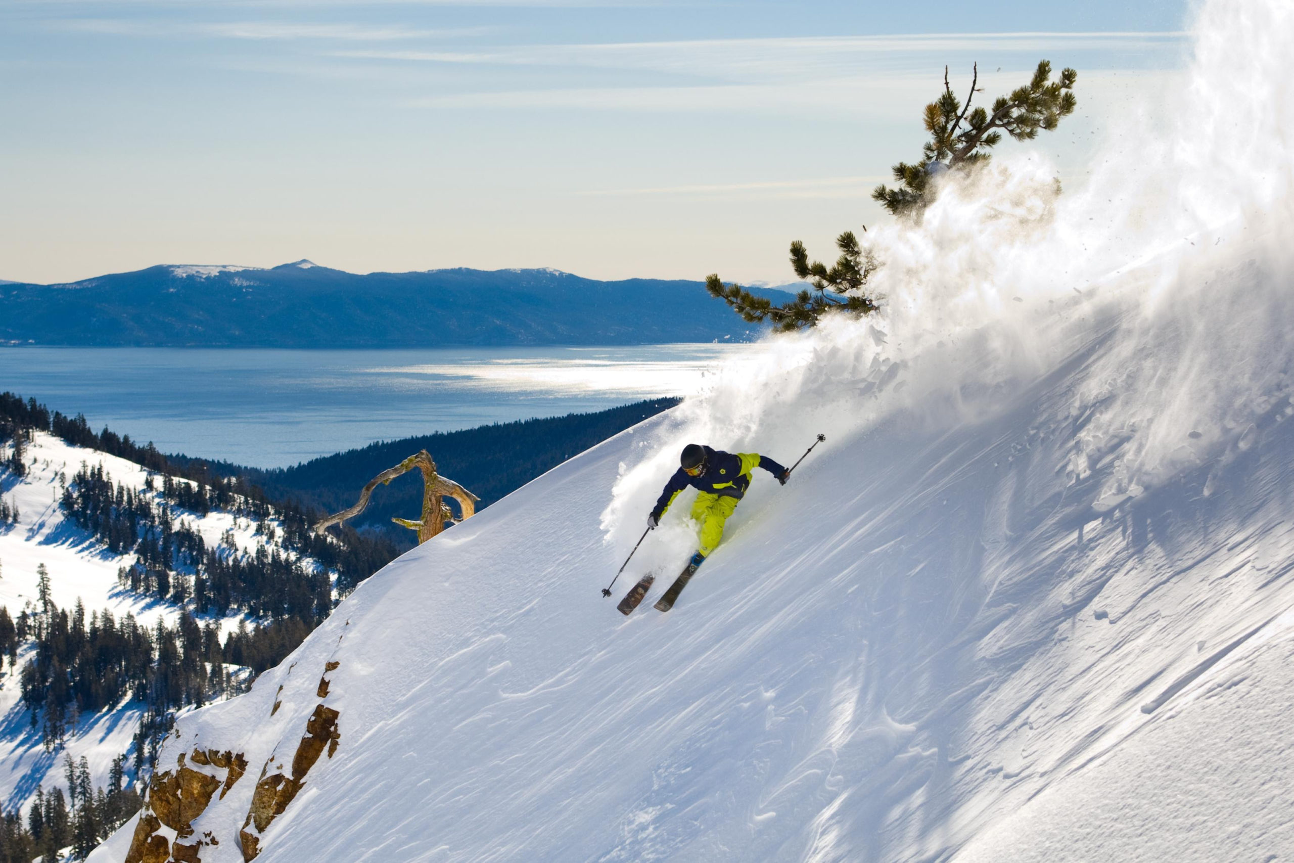 Skiing Lake Tahoe 